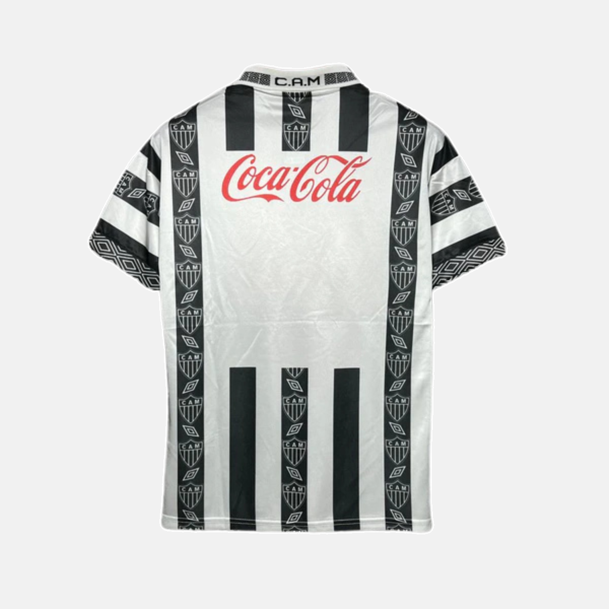 Camisa Atletico Mineiro Titular 1995 - Versao Retro - Listrada - vista traseira