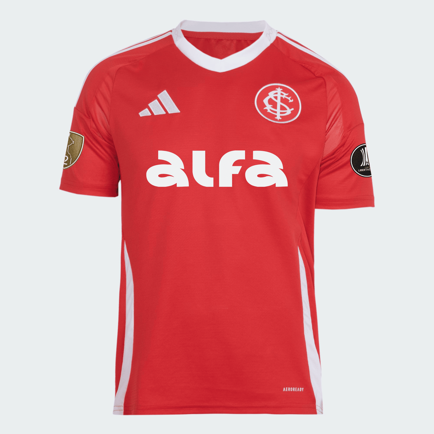 Camisa Adidas Internacional 2025/26 I Com Patrocinios - detalhe