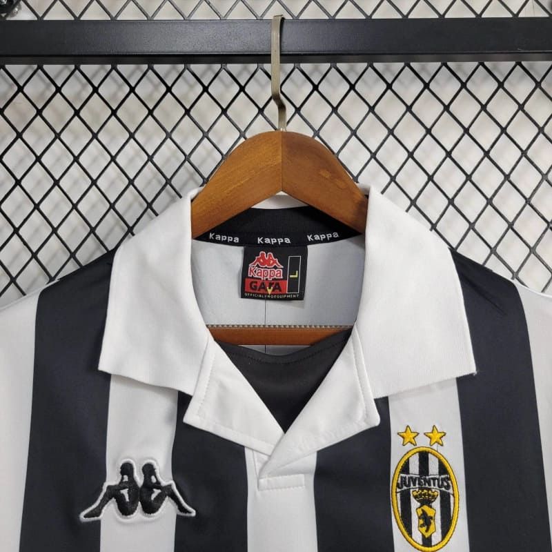 Camisa Juventus 99/00 - Versão Retrô Manga Longa