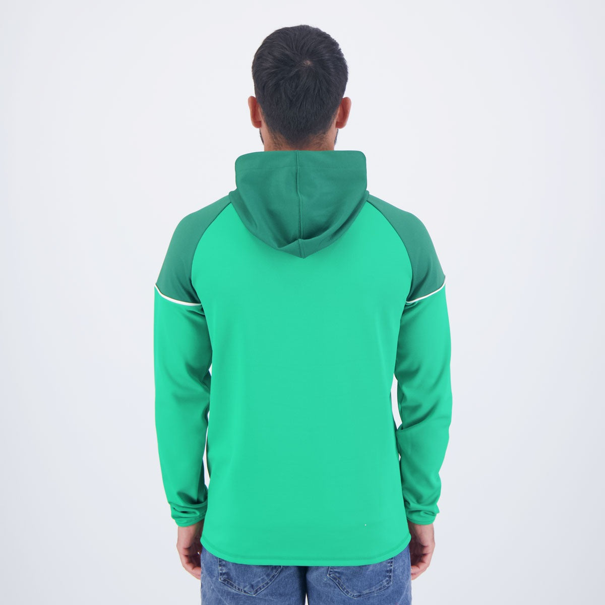 Jaqueta Puma Palmeiras Casuals Verde - vista traseira
