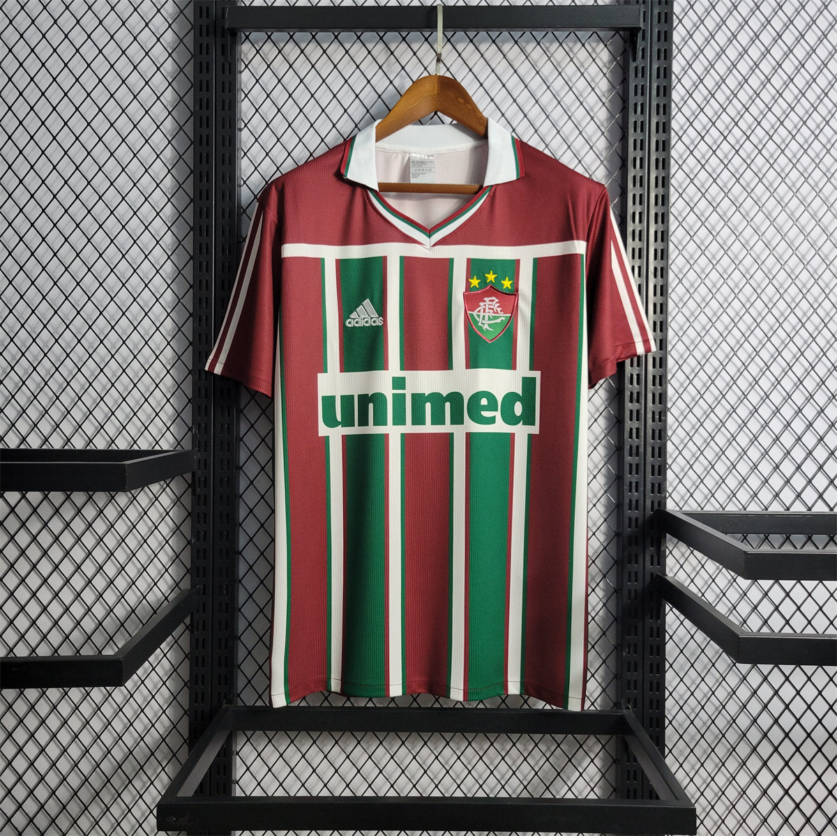Camisa Fluminense 02/03 - Versao Retro - vista traseira