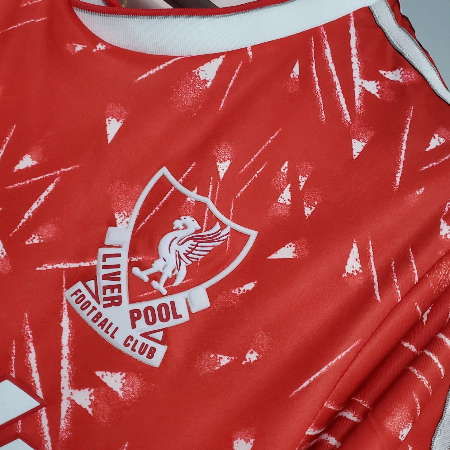 Camisa Liverpool Titular 89/91 - Versao Retro - vista traseira