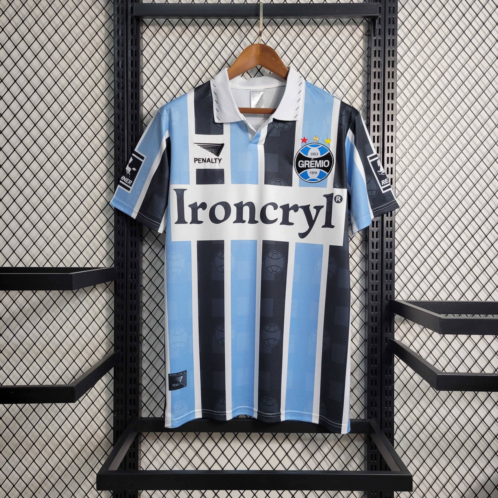 Camisa Gremio 1997 - Versao Retro - detalhe