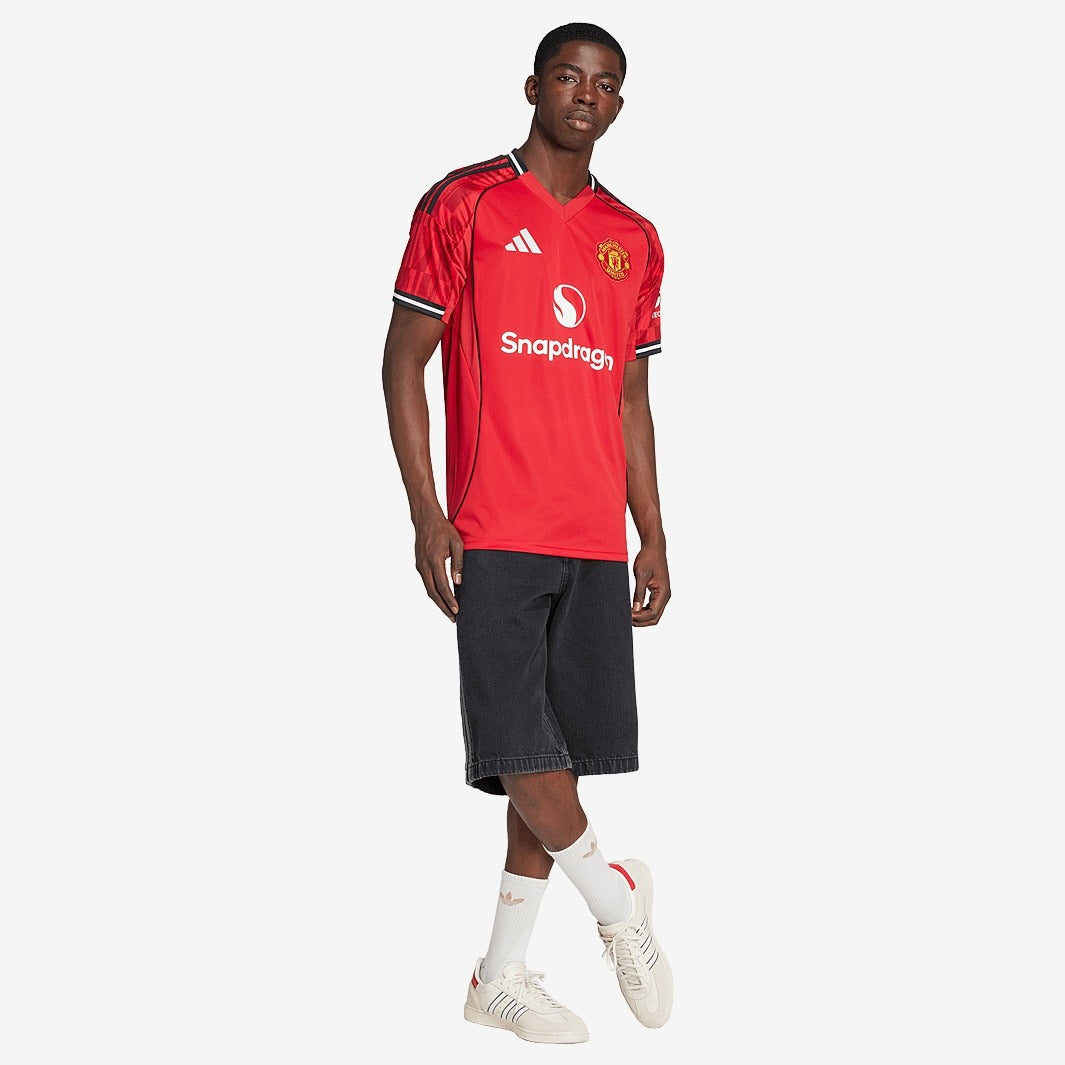 Camisa Adidas Manchester United 2025/26 I Torcedor - vista traseira