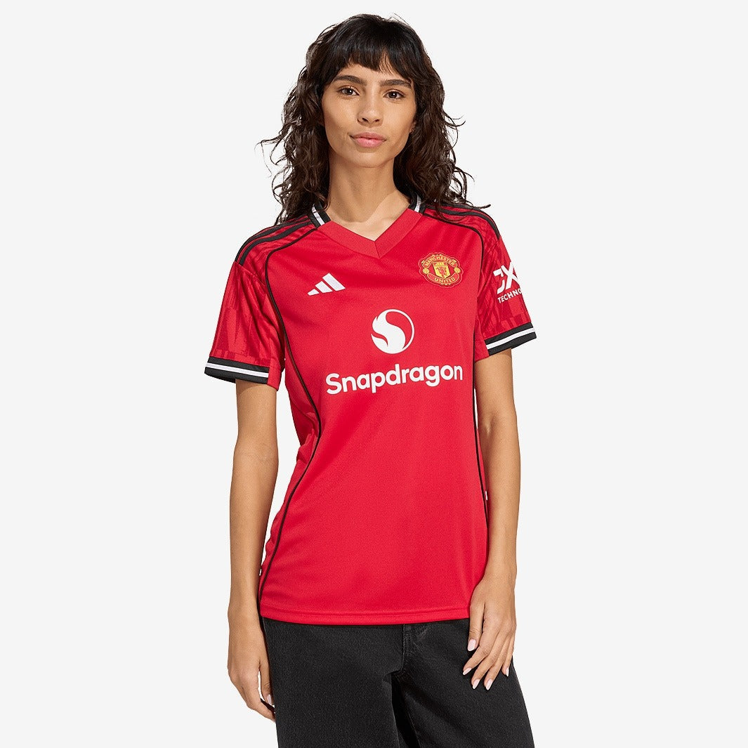 Camisa Feminina Adidas Manchester United 2025/26 I - vista frontal