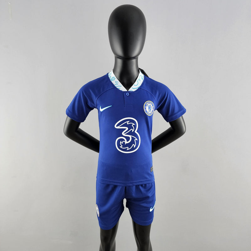 Conjunto Infantil Chelsea 2022/23 - Away