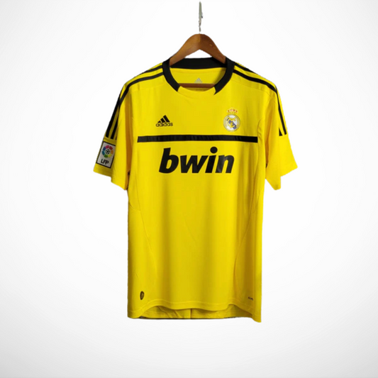 Camisa Real Madrid Goleiro Amarela 11/12 - Versao Retro - vista frontal