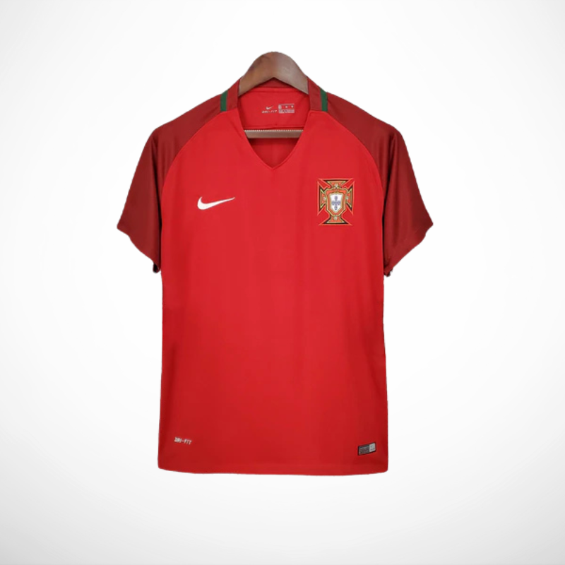 Camisa Portugal Titular 2016 - Versao Retro - vista frontal