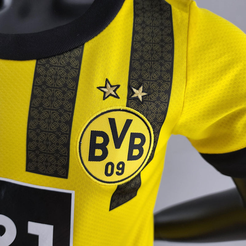 Conjunto Infantil Borussia Dortmund 2022/23 - Home