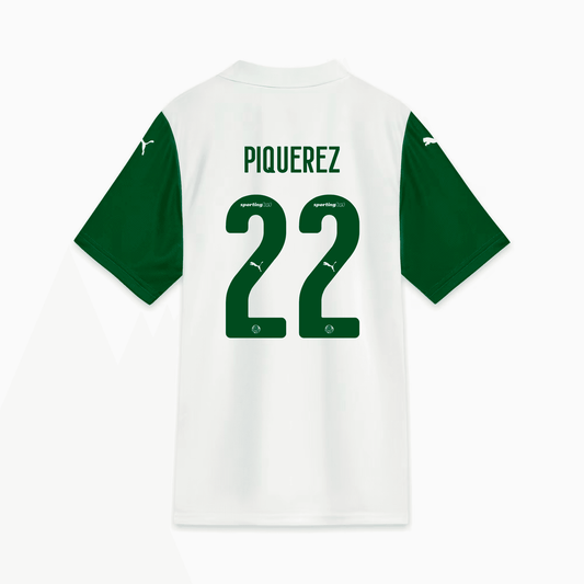 Camisa Puma Palmeiras 2025/26 II - Piquerez N° 22 - vista frontal
