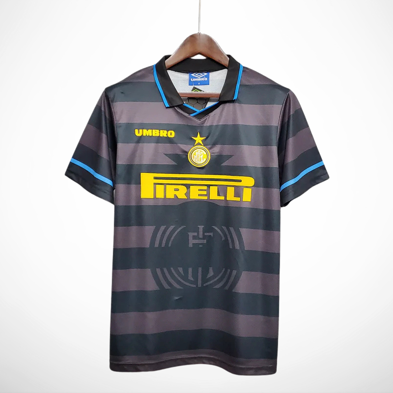 Camisa Inter de Milao Reserva 97/98 - Versao Retro - detalhe