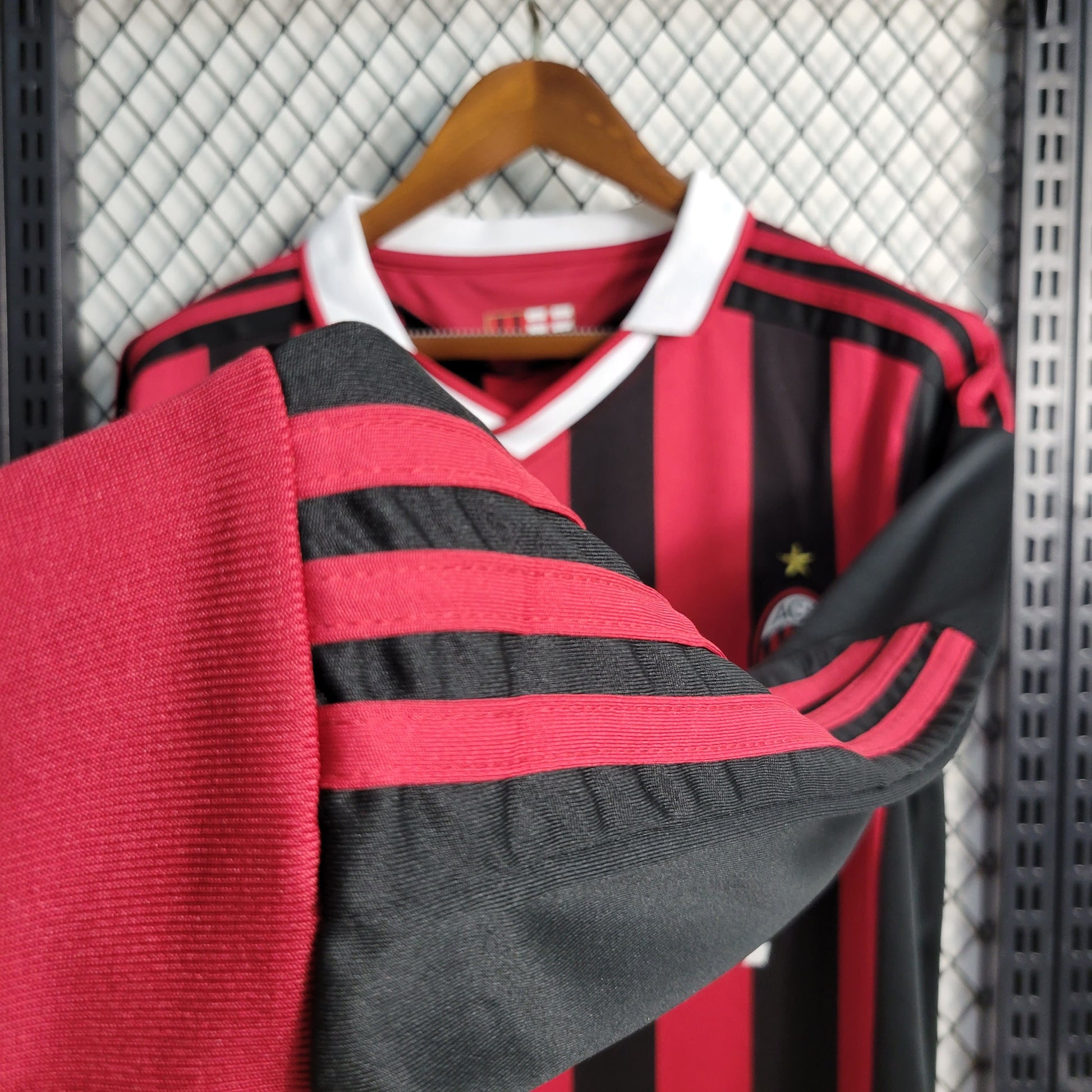 Camisa Milan Home 2009/10 - Versao Retro Manga Longa - imagem 5