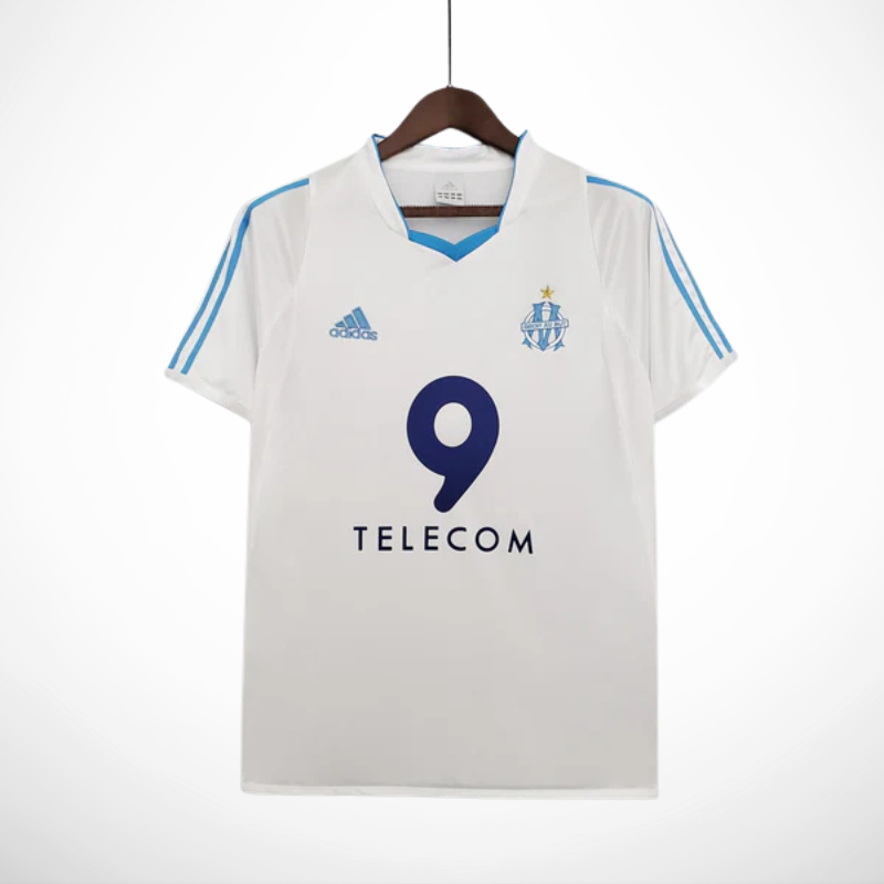 Camisa Olympique de Marseille Titular 02/03 - Versao Retro - vista frontal