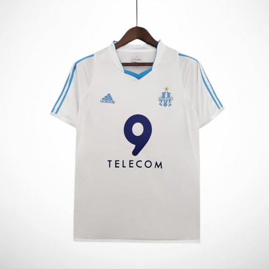 Camisa Olympique de Marseille Titular 02/03 - Versao Retro - vista frontal