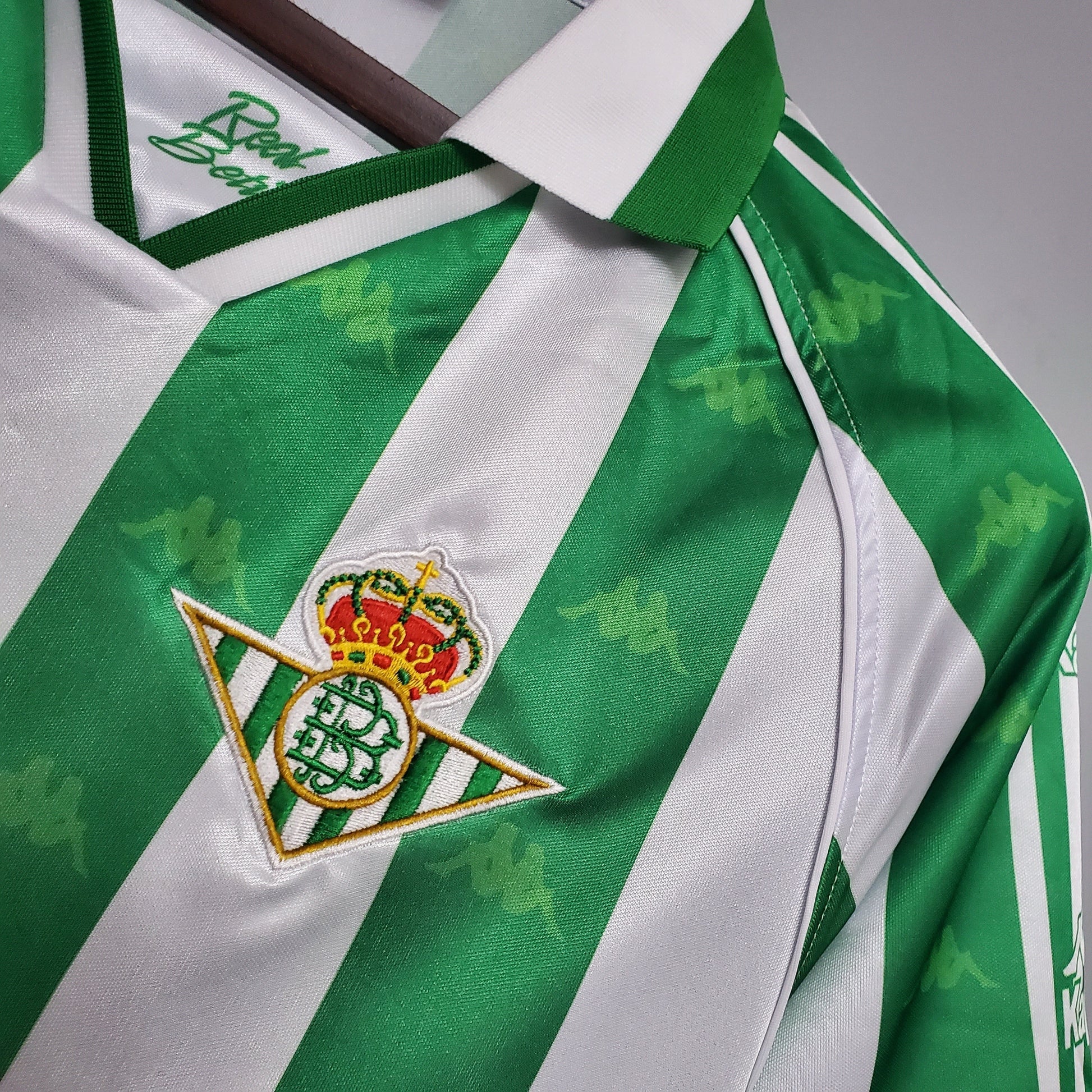 Camisa Real Betis Titular 95/96 - Versao Retro - vista traseira