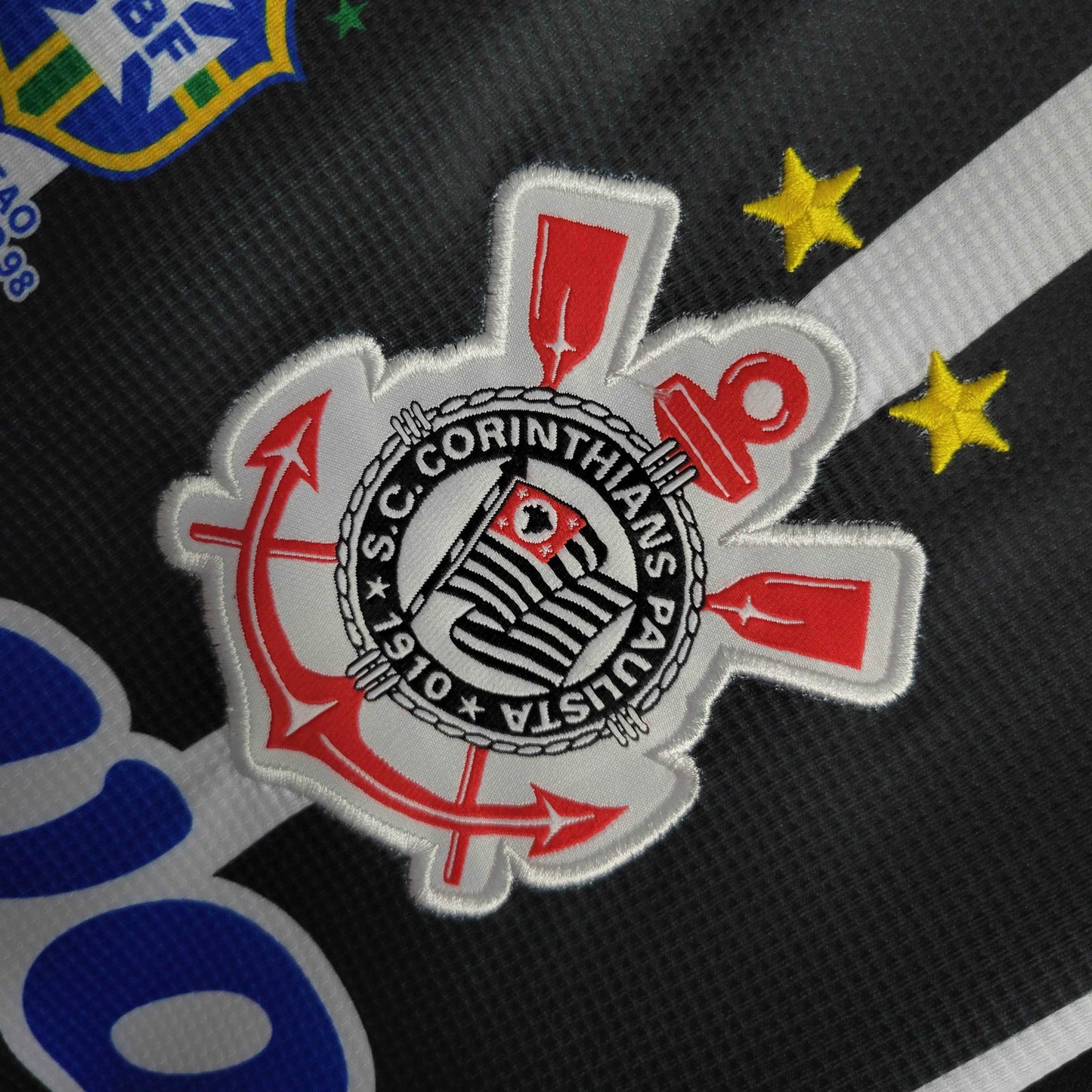 Camisa Corinthians II 1999 - Versao Retro - detalhe