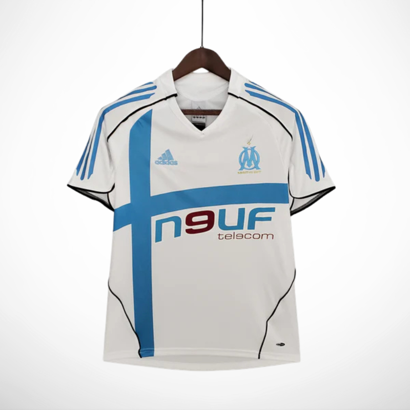 Camisa Olympique de Marseille Titular 05/06 - Versao Retro - vista frontal