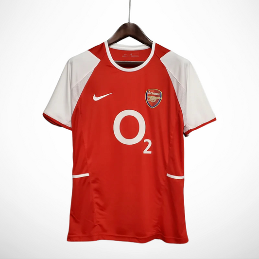 Camisa Arsenal Titular 02/04 - Versao Retro - vista frontal