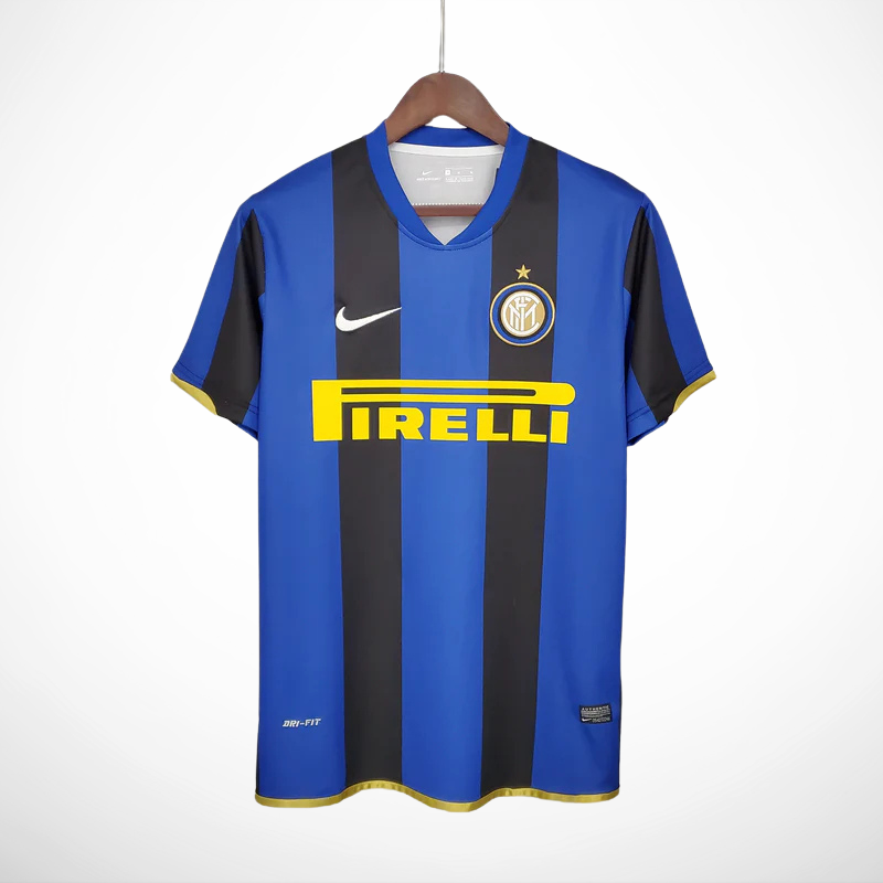 Camisa Inter de Milao Titular 08/09 - Versao Retro - detalhe