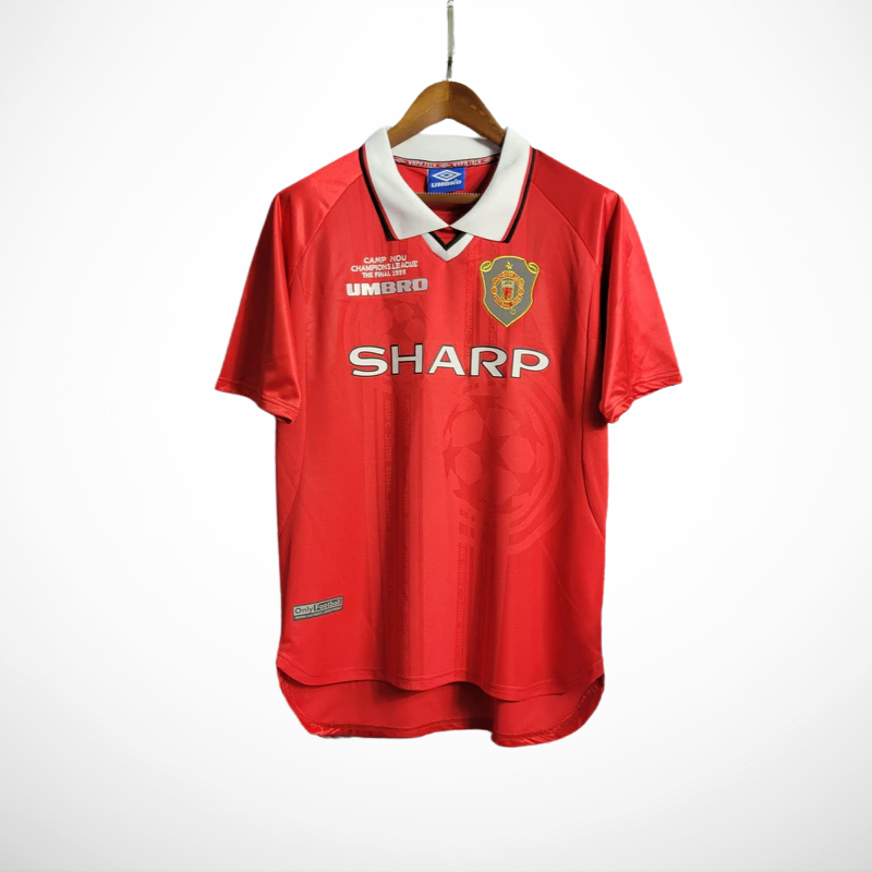 Camisa Manchester United Titular 1999 - Versao Retro - vista frontal