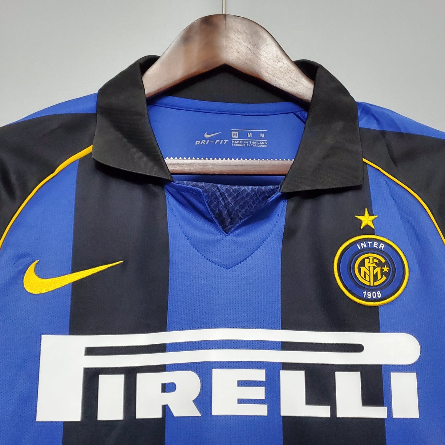 Camisa Inter de Milao Titular 01/02 - Versao Retro - imagem 5