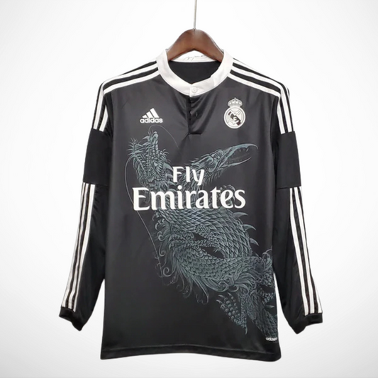 Camisa Real Madrid III 14/15 - Versao Retro Manga Longa - vista frontal