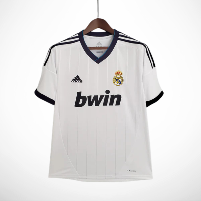 Camisa Real Madrid Titular 12/13 - Versao Retro - vista frontal
