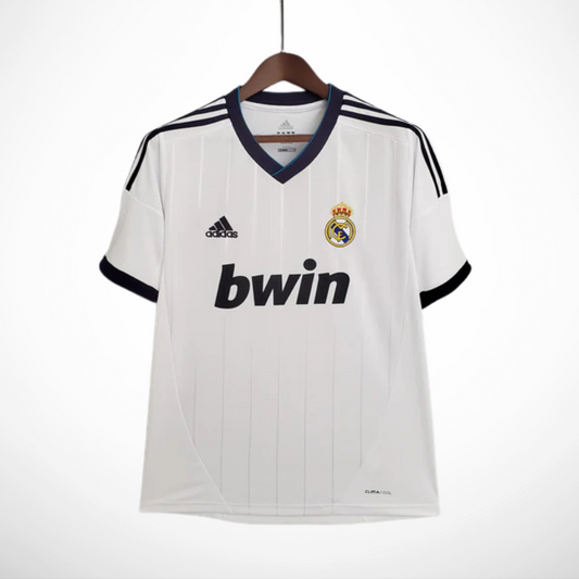 Camisa Real Madrid Titular 12/13 - Versao Retro - vista frontal