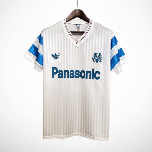 Camisa Olympique de Marseille Titular 90/91 - Versao Retro - vista frontal