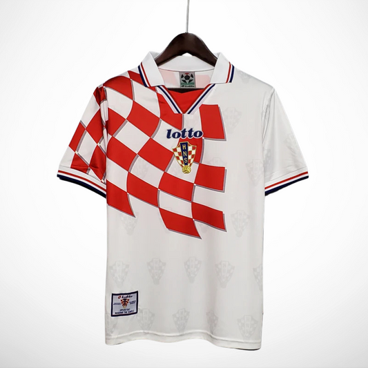 Camisa Croacia 1998 Titular - Versao Retro - vista frontal