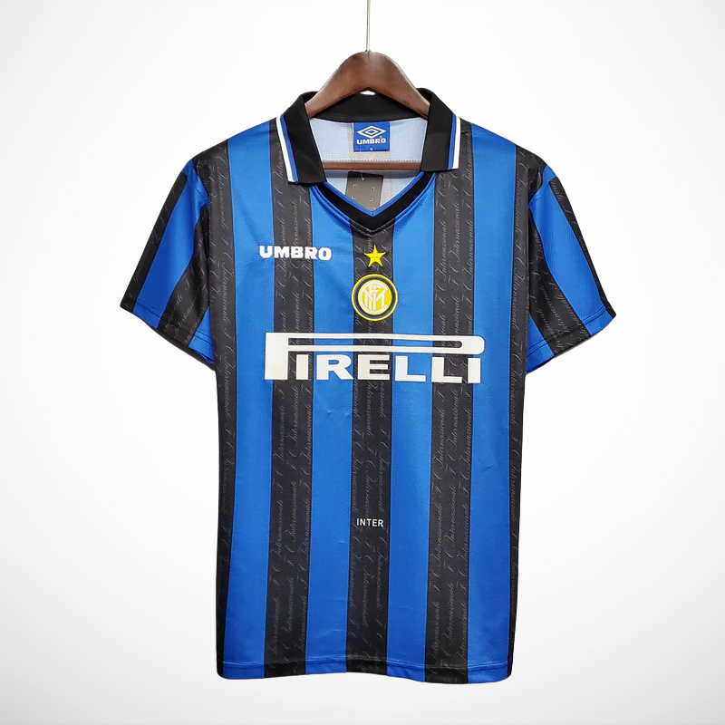 Camisa Inter de Milao Titular 97/98 - Versao Retro - detalhe