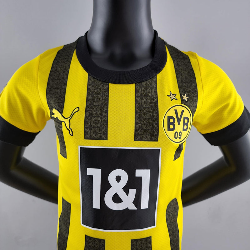 Conjunto Infantil Borussia Dortmund 2022/23 - Home