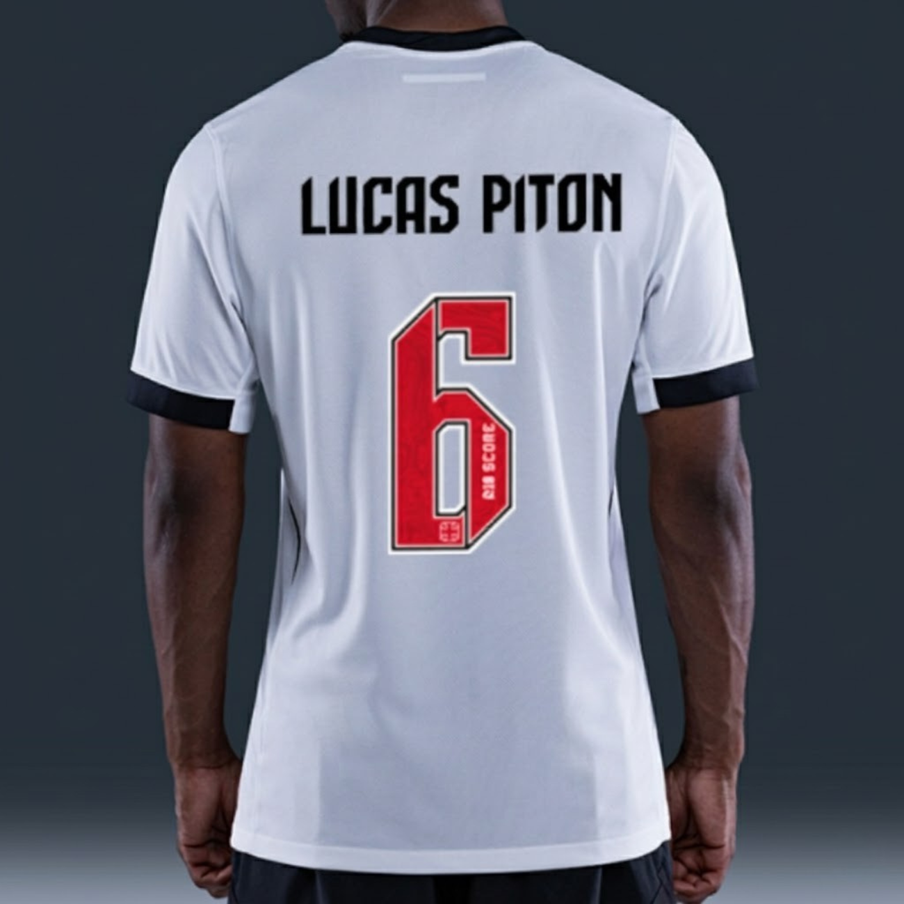 Camisa Vasco 2026/27 II LUCAS PITON N° 6 - vista frontal