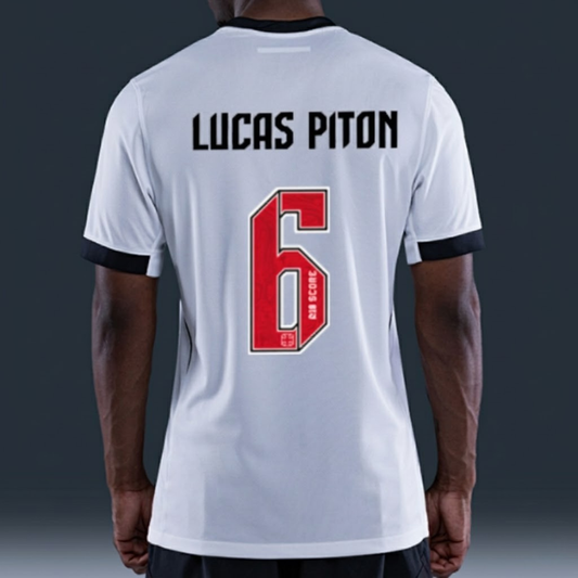 Camisa Vasco 2026/27 II LUCAS PITON N° 6 - vista frontal
