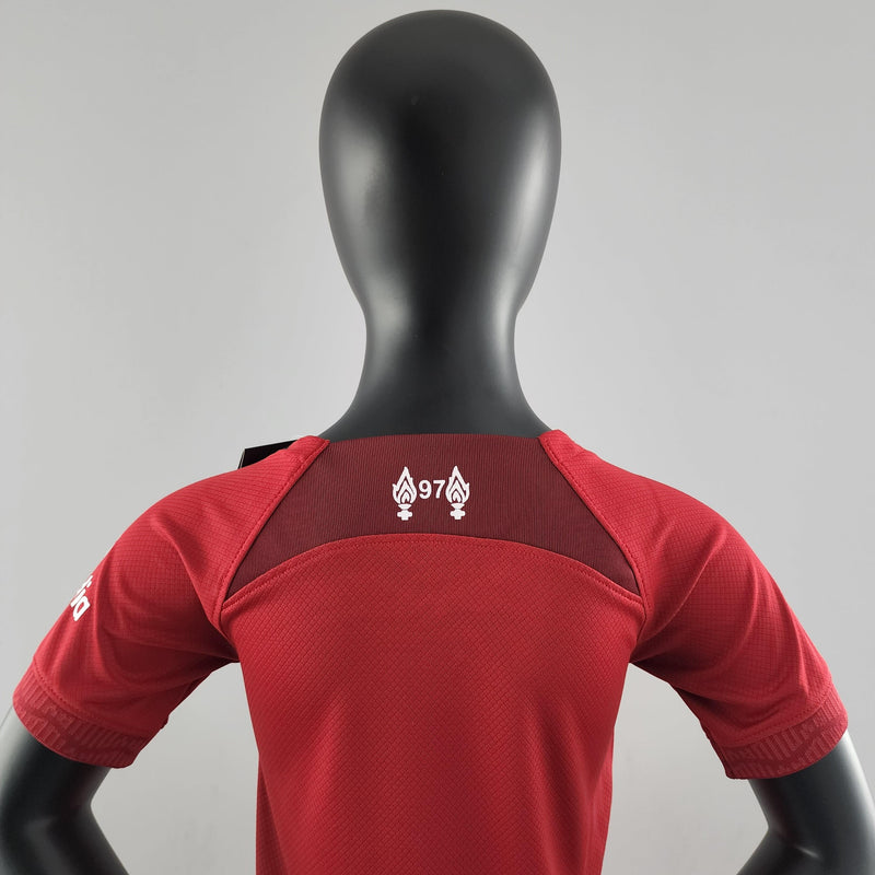 Conjunto Infantil Liverpool 2022/23 - Home