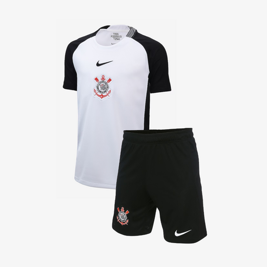 Conjunto Infantil Nike Corinthians 2025/26 I - vista frontal