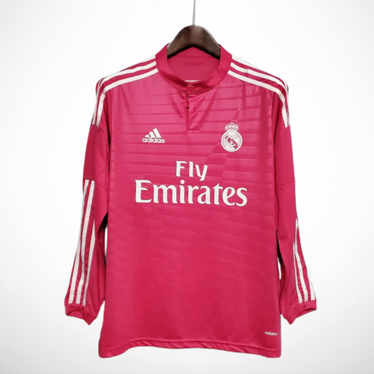 Camisa Real Madrid Reserva 14/15 - Versao Retro Manga Longa - vista frontal