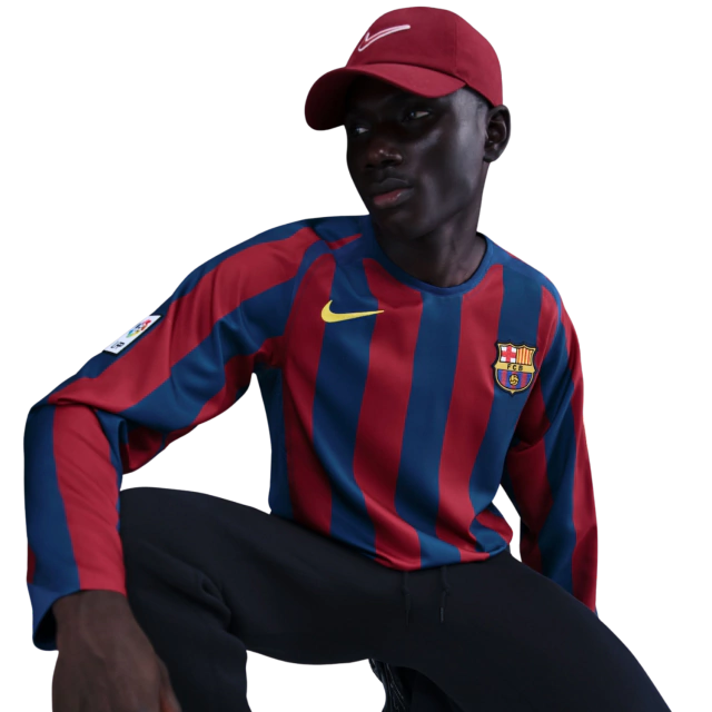 Camisa Retro Barcelona Home 2005/2006 Manga Longa - imagem 5