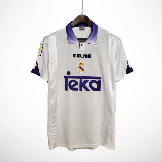 Camisa Real Madrid Titular 97/98 - Versao Retro - vista frontal