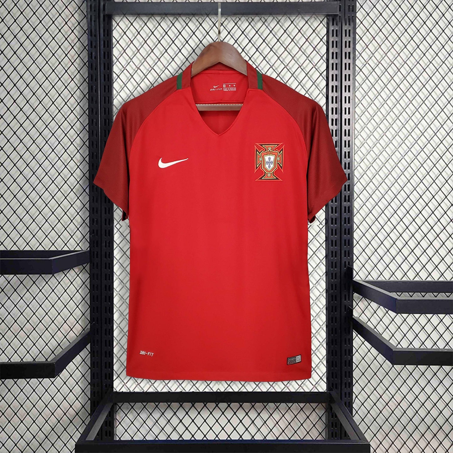 Camisa Portugal Titular 2016 - Versao Retro - vista traseira