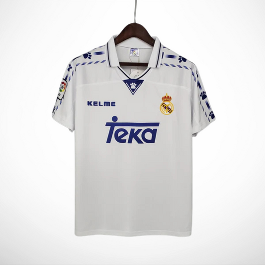 Camisa Real Madrid Titular 96/97 - Versao Retro - vista frontal