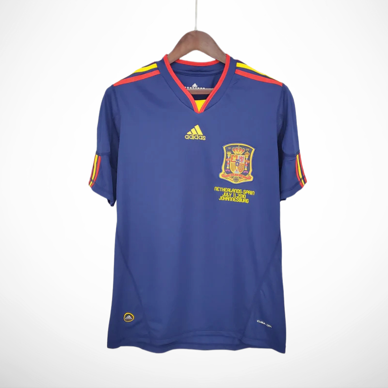 Camisa Espanha Reserva 2010 - Versao Retro - vista frontal