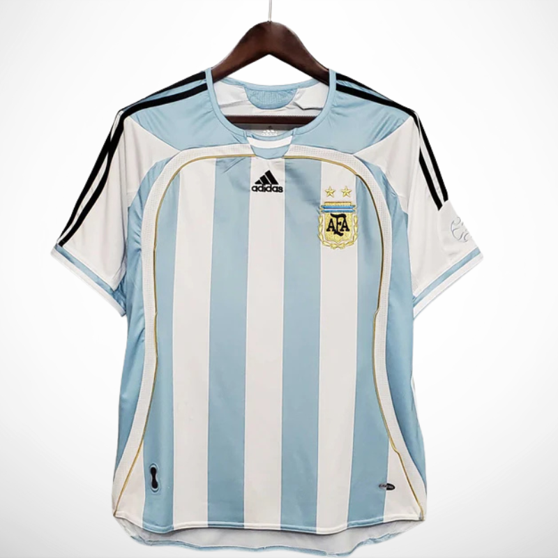 Camisa Argentina Titular 2006 - Versao Retro - vista frontal