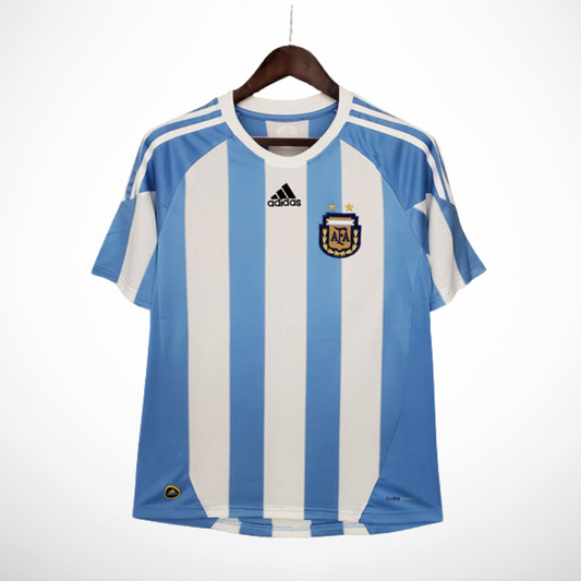 Camisa Argentina Titular 2010 - Versao Retro - vista frontal
