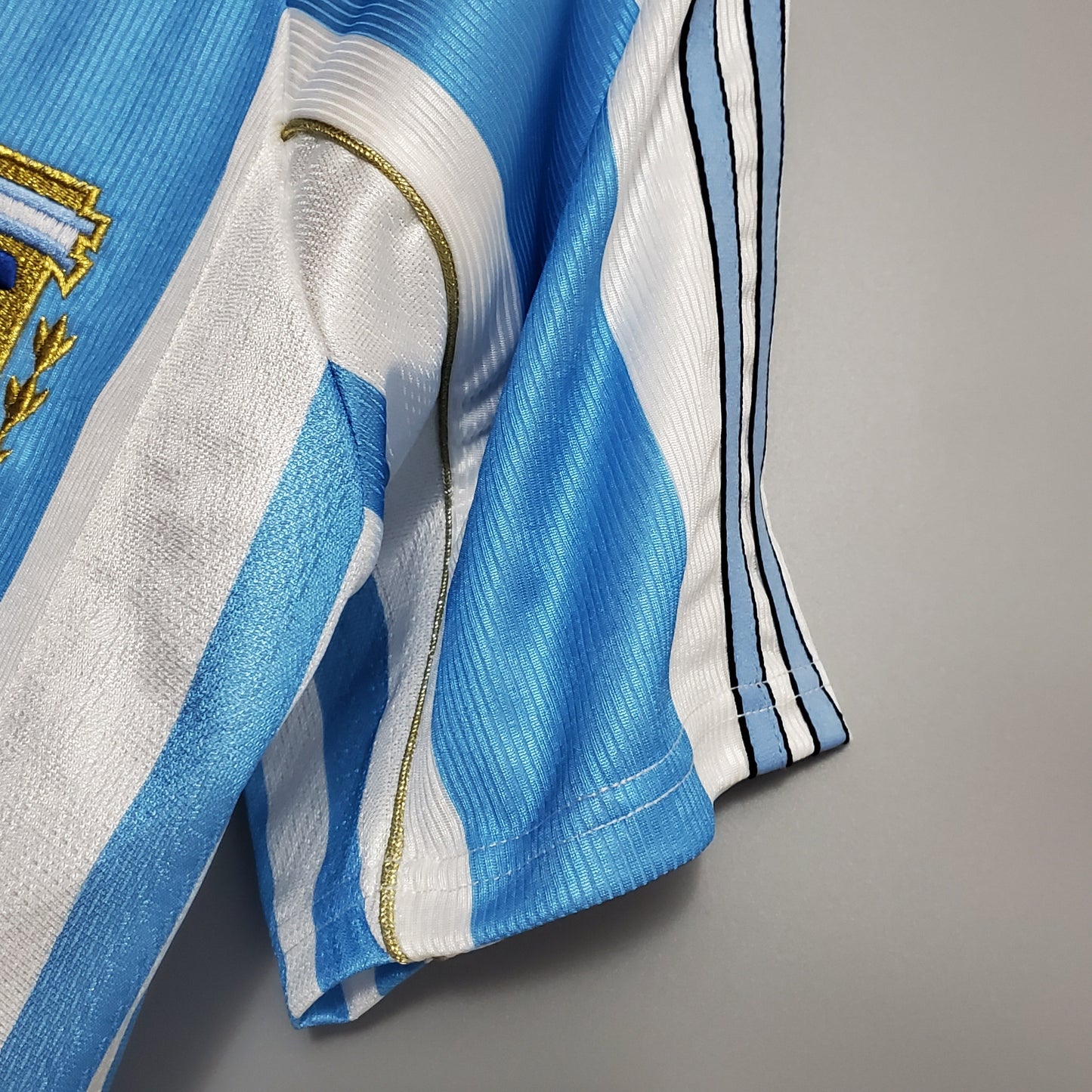 Camisa Argentina Titular 1998 - Versao Retro - detalhe
