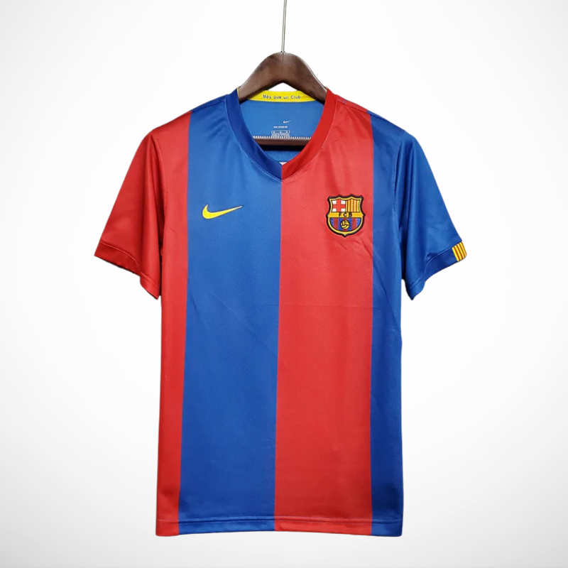 Camisa Barcelona Titular 06/07 - Versao Retro - vista frontal