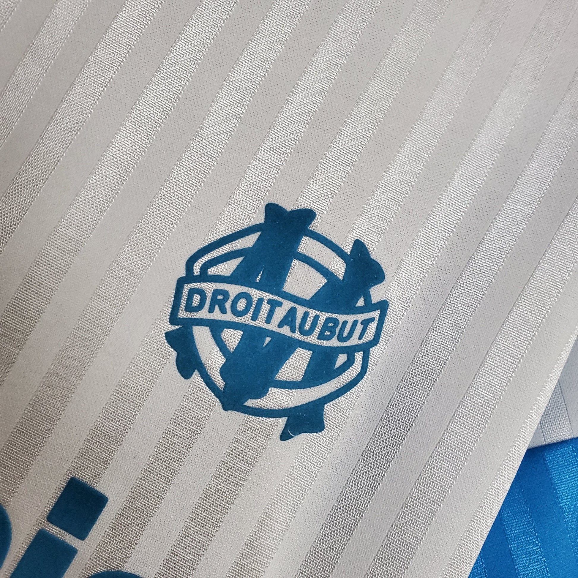 Camisa Olympique de Marseille Titular 90/91 - Versao Retro - vista traseira