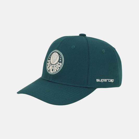 Bone Palmeiras Supercap Verde Classico –  Adulto - vista frontal