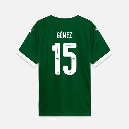 Camisa Puma Palmeiras 2025/26 I - Gomes N° 15 - vista frontal