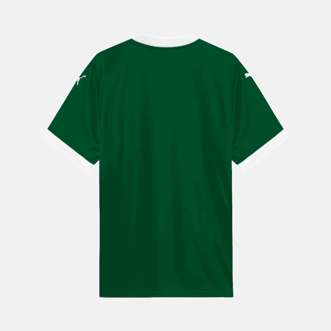 Camisa Puma Palmeiras 2025/26 I - Gomes N° 15 - detalhe